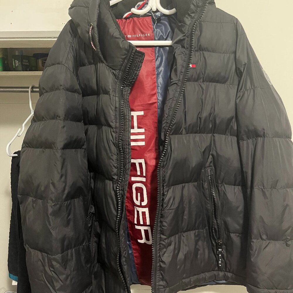 Tommy Hilfiger Black Winter Puffer Jacket
